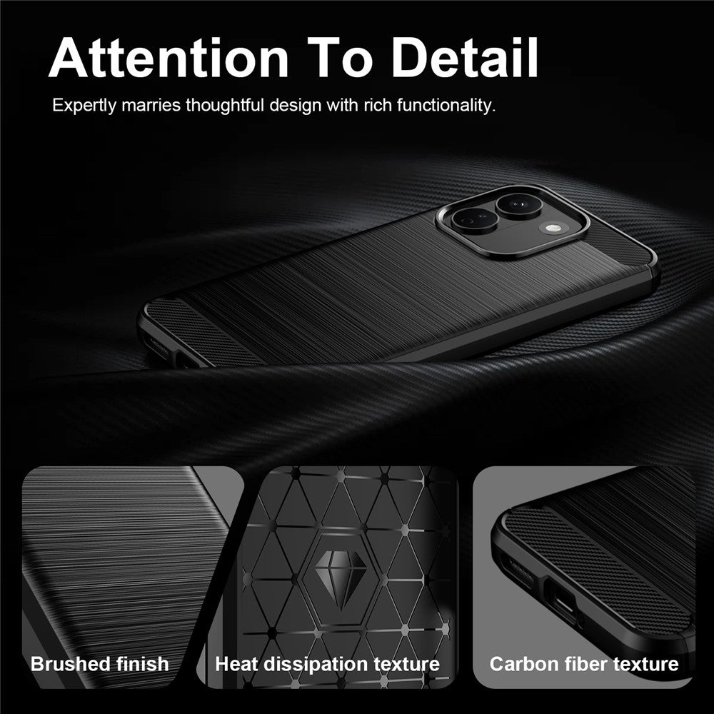 Case for Xiaomi Redmi Note 17 Pro Max, Techsuit, Carbon, Black