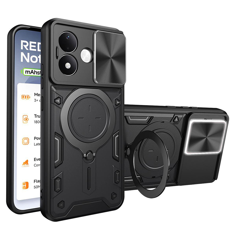 Cover per Xiaomi Redmi Note 17 Pro, Techsuit, CamGuard Pro, nera