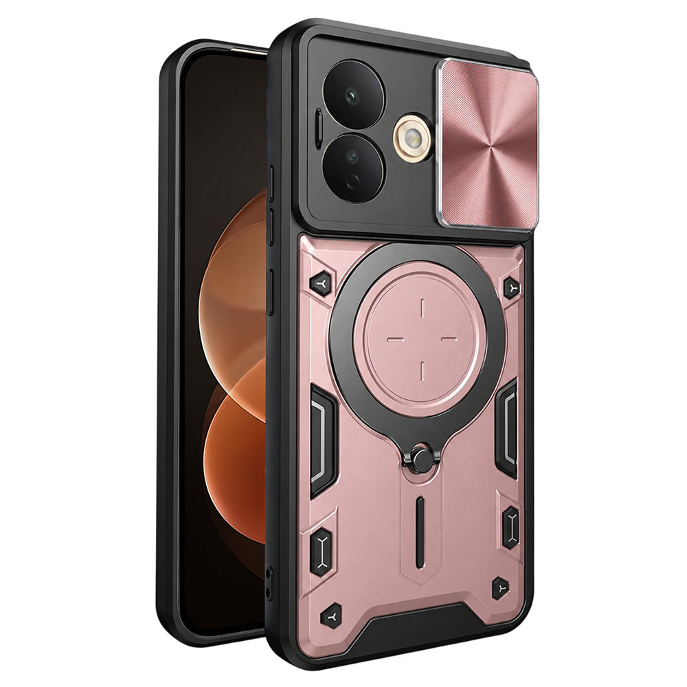 Cover per Xiaomi Redmi Note 17 Pro, Techsuit, CamGuard Pro, rosa dorato