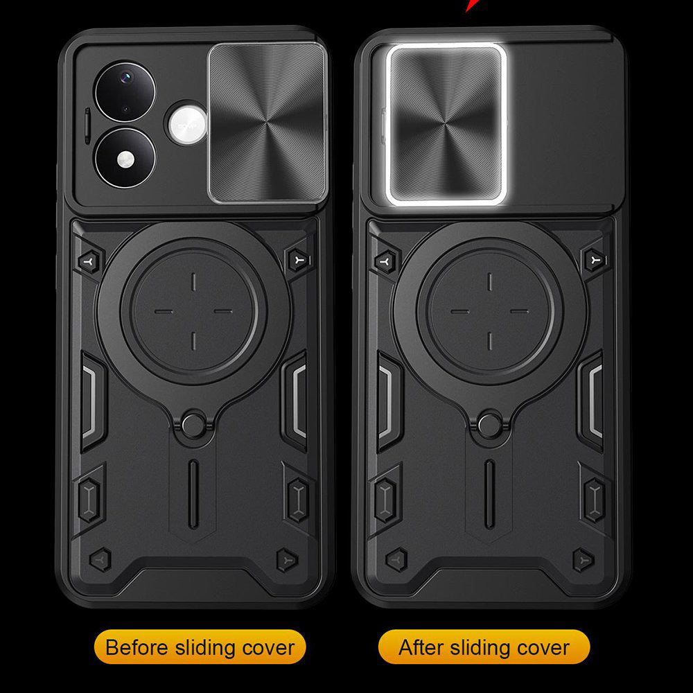 Cover per Xiaomi Redmi Note 17 Pro, Techsuit, CamGuard Pro, rosa dorato