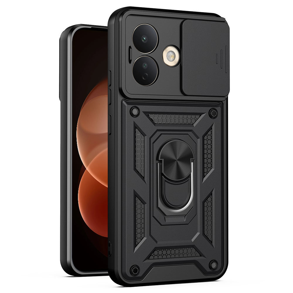 Custodia per Xiaomi Redmi Note 17 Pro, Techsuit, CamShield, nera