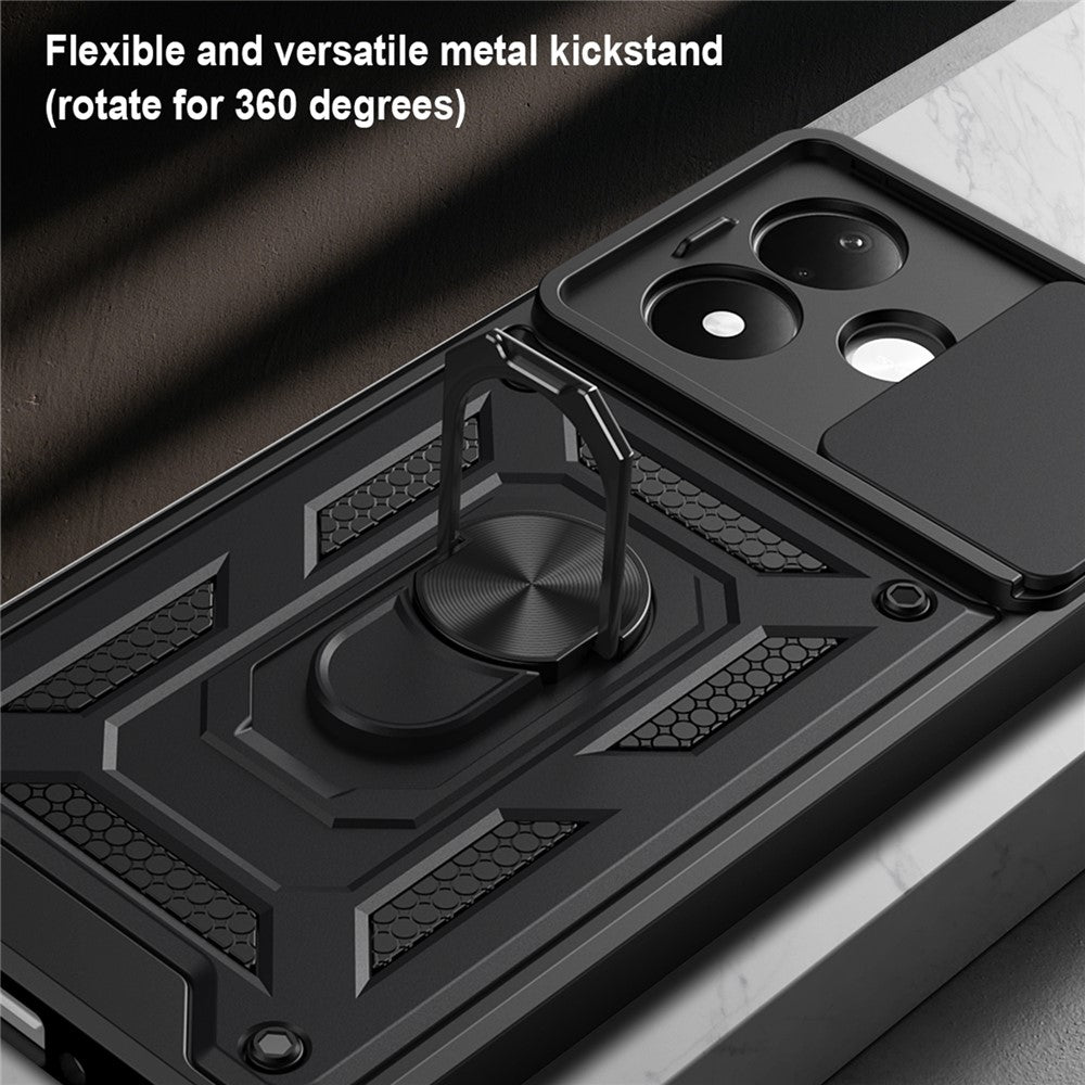Custodia per Xiaomi Redmi Note 17 Pro, Techsuit, CamShield, nera