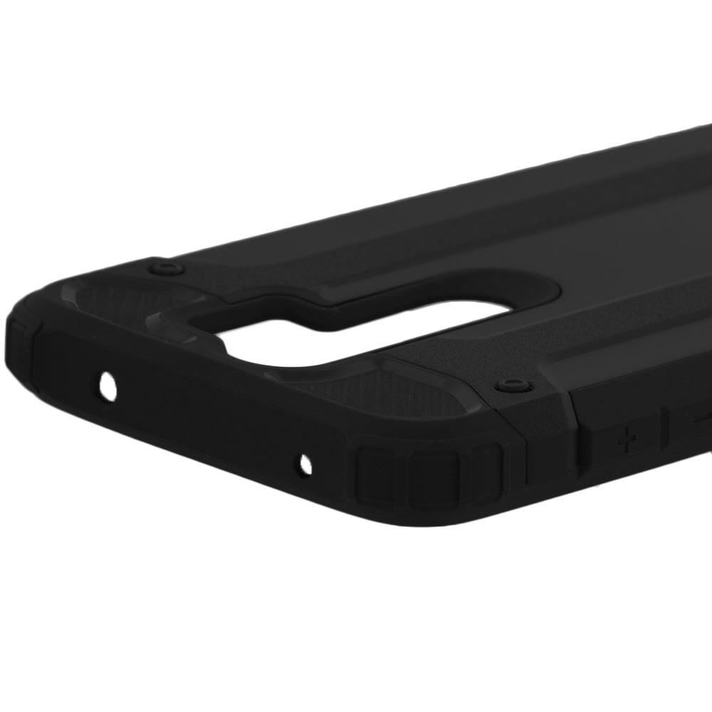 Custodia per Xiaomi Redmi Note 8 Pro, Techsuit, Hybrid Armor, Nera