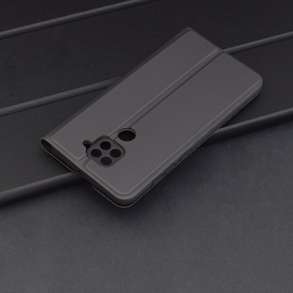 Custodia per Xiaomi Redmi Note 9 / 10X 4G, Techsuit, Magskin Book, Nera