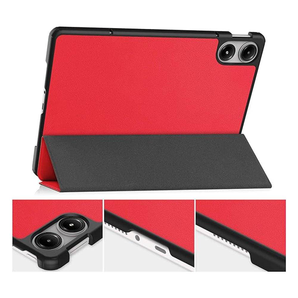Custodia per Xiaomi Redmi Pad Pro / Pad / Pad Pro 5G, Techsuit, FoldPro, Rossa