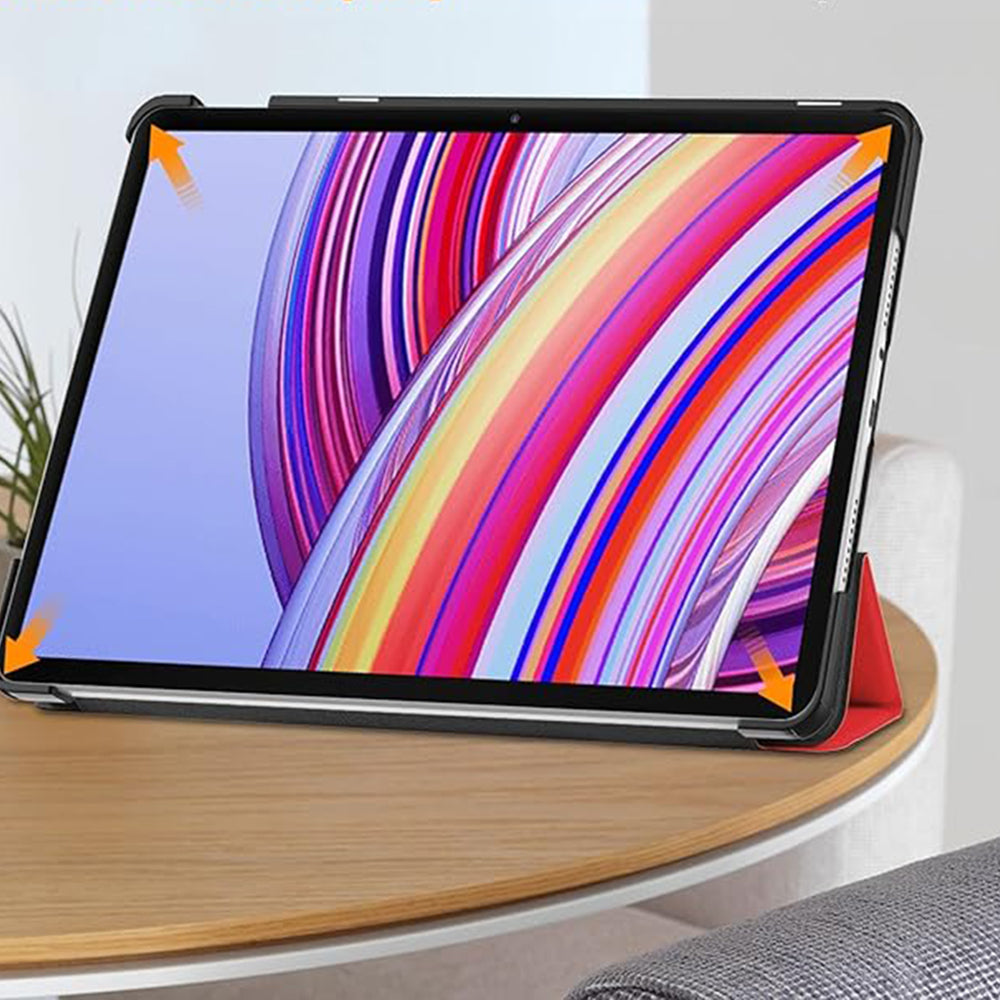 Custodia per Xiaomi Redmi Pad Pro / Pad / Pad Pro 5G, Techsuit, FoldPro, Rossa