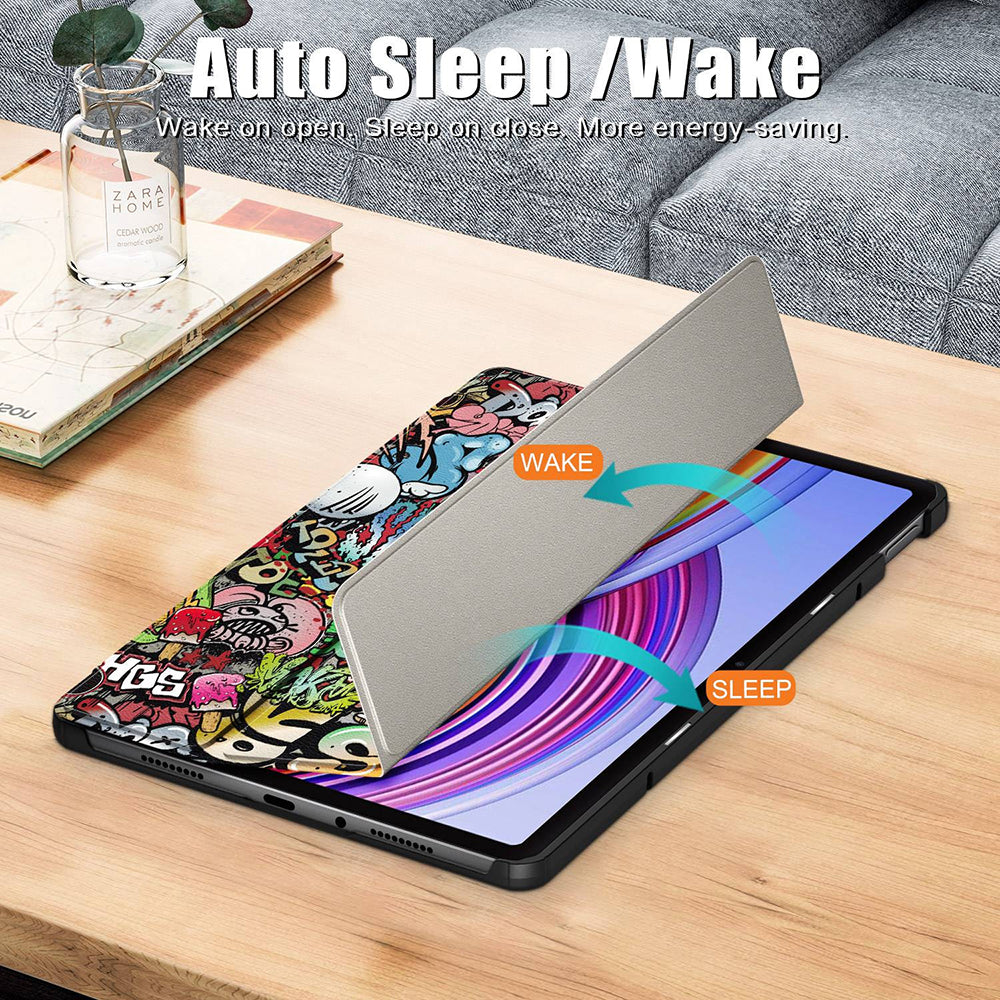 Custodia per Xiaomi Redmi Pad Pro / Pad / Pad Pro 5G, Techsuit, FoldPro Urban Vibe, Multicolore