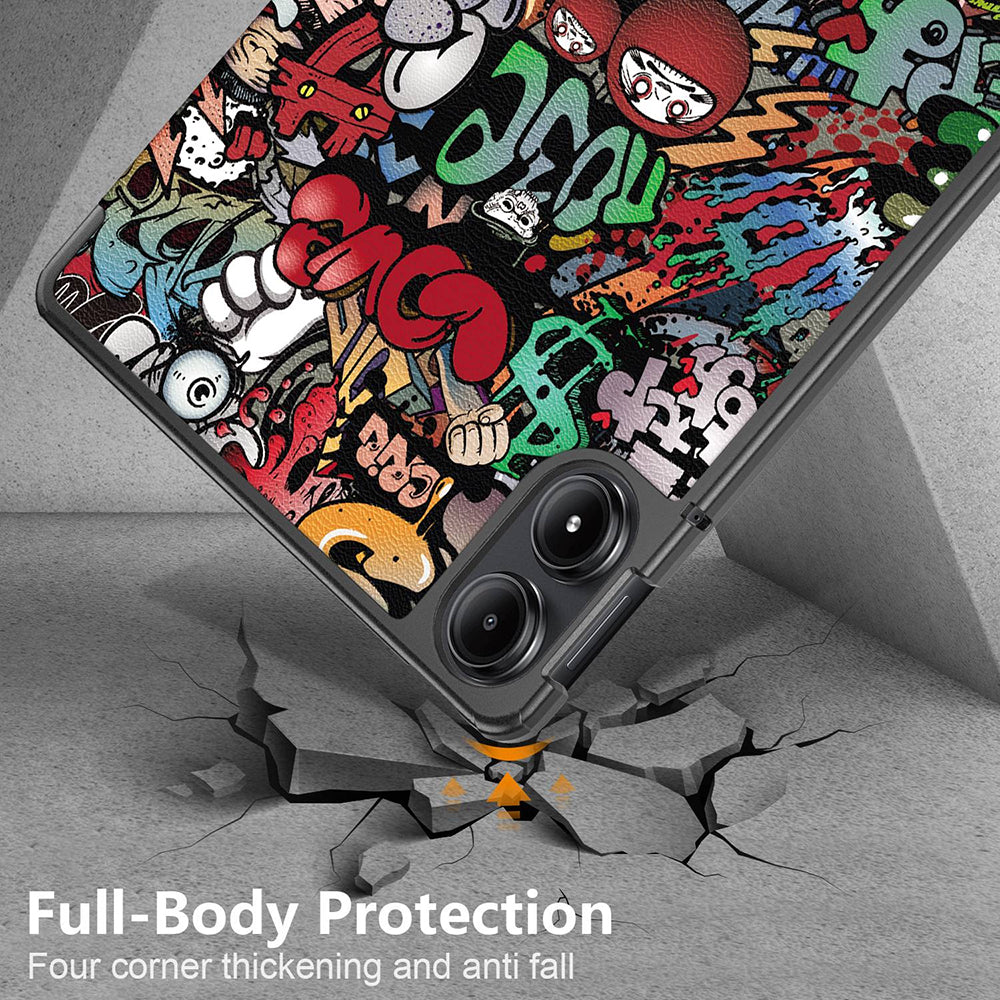 Custodia per Xiaomi Redmi Pad Pro / Pad / Pad Pro 5G, Techsuit, FoldPro Urban Vibe, Multicolore