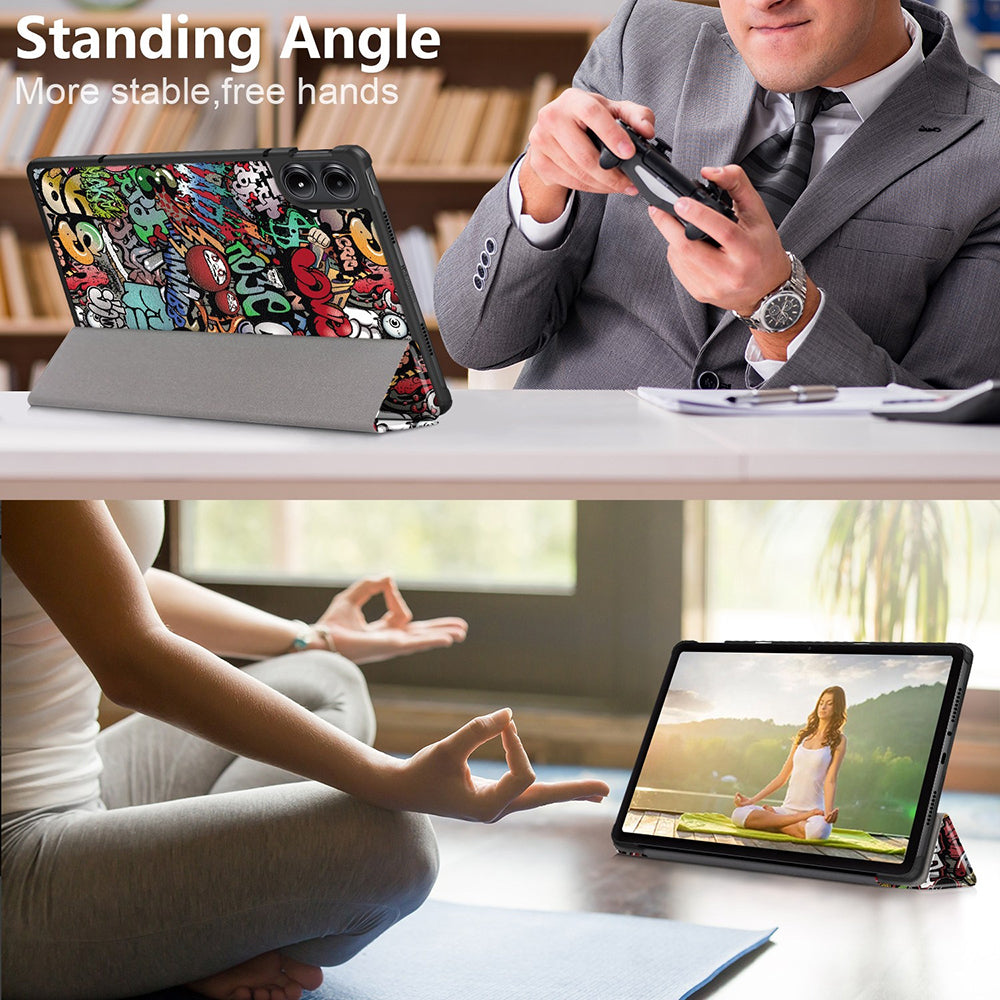 Custodia per Xiaomi Redmi Pad Pro / Pad / Pad Pro 5G, Techsuit, FoldPro Urban Vibe, Multicolore