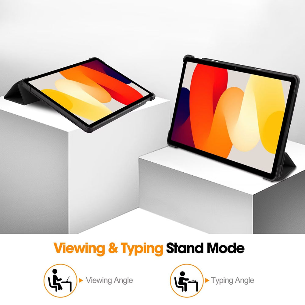 Custodia per Xiaomi Redmi Pad SE, Techsuit, FoldPro, Nera