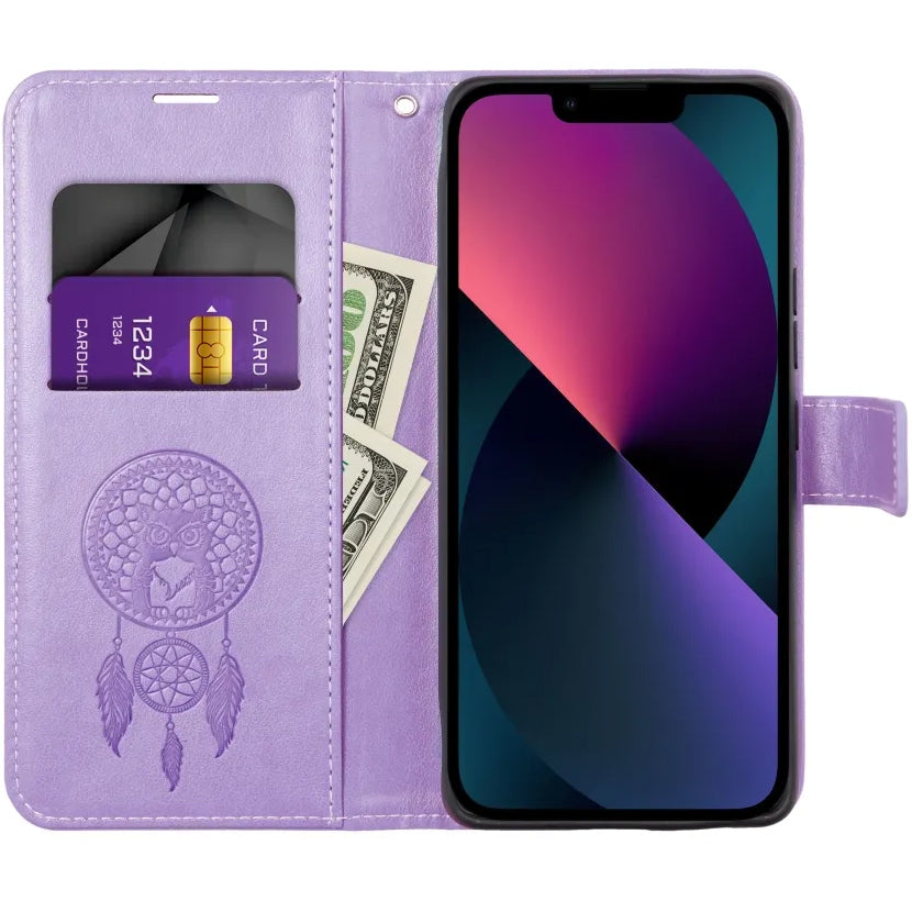 Custodia per Samsung Galaxy A22 5G A226, OEM, MEZZO Dream Catcher, Viola