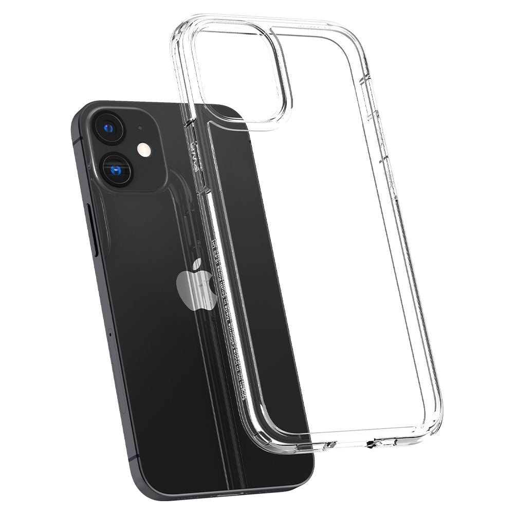 Custodia per Apple iPhone 12 / 12 Pro, Spigen, Ultra Hybrid, Trasparente ACS01702