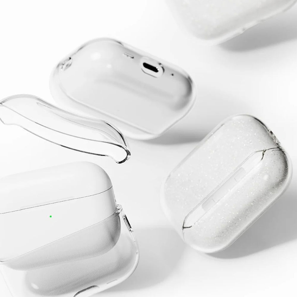 Custodia Ringke Air Glitter per Apple AirPods Pro 3, Trasparente