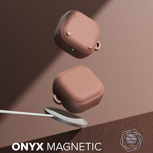 Custodia Ringke Onyx Magnetic per Samsung Galaxy Buds4 Pro, Bronzo