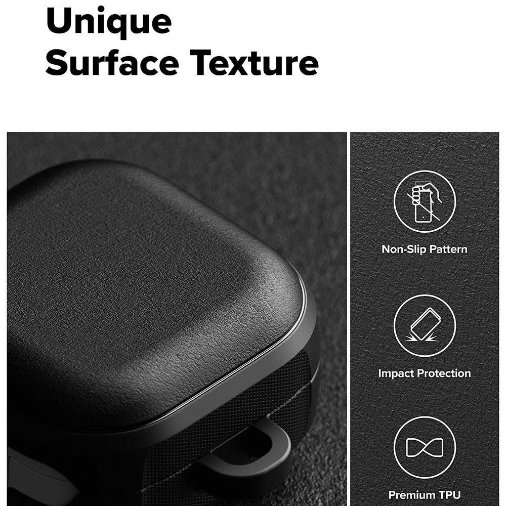 Custodia Ringke Onyx Magnetic per Samsung Galaxy Buds4 / Buds4 Pro, Nera