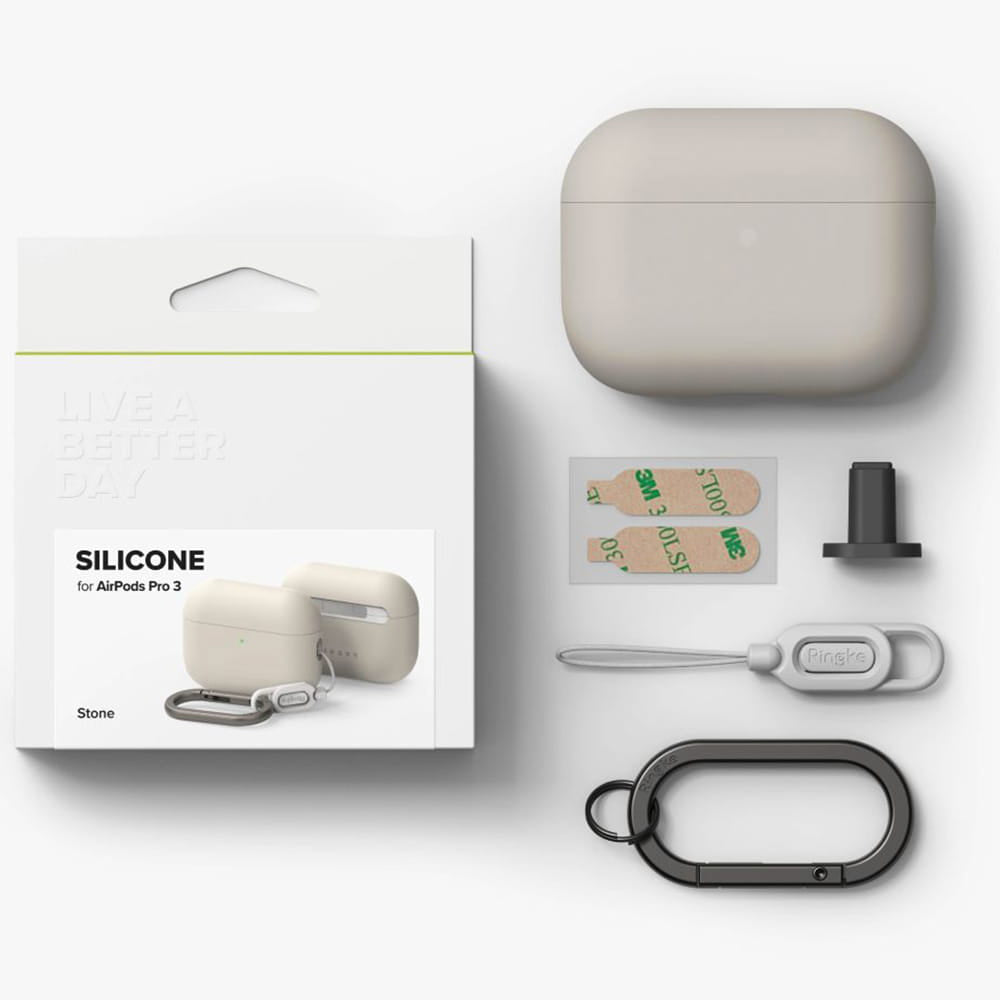 Custodia Ringke per Apple AirPods Pro 3, Crema
