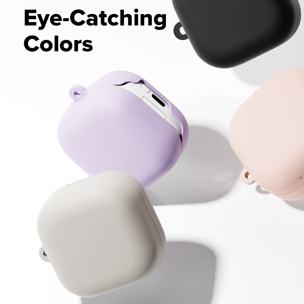 Custodia Ringke per Samsung Galaxy Buds4 / Buds4 Pro, Nera