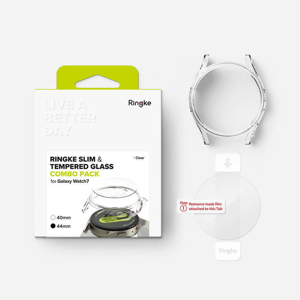 Custodia Ringke Slim per Samsung Galaxy Watch7 44mm, Trasparente