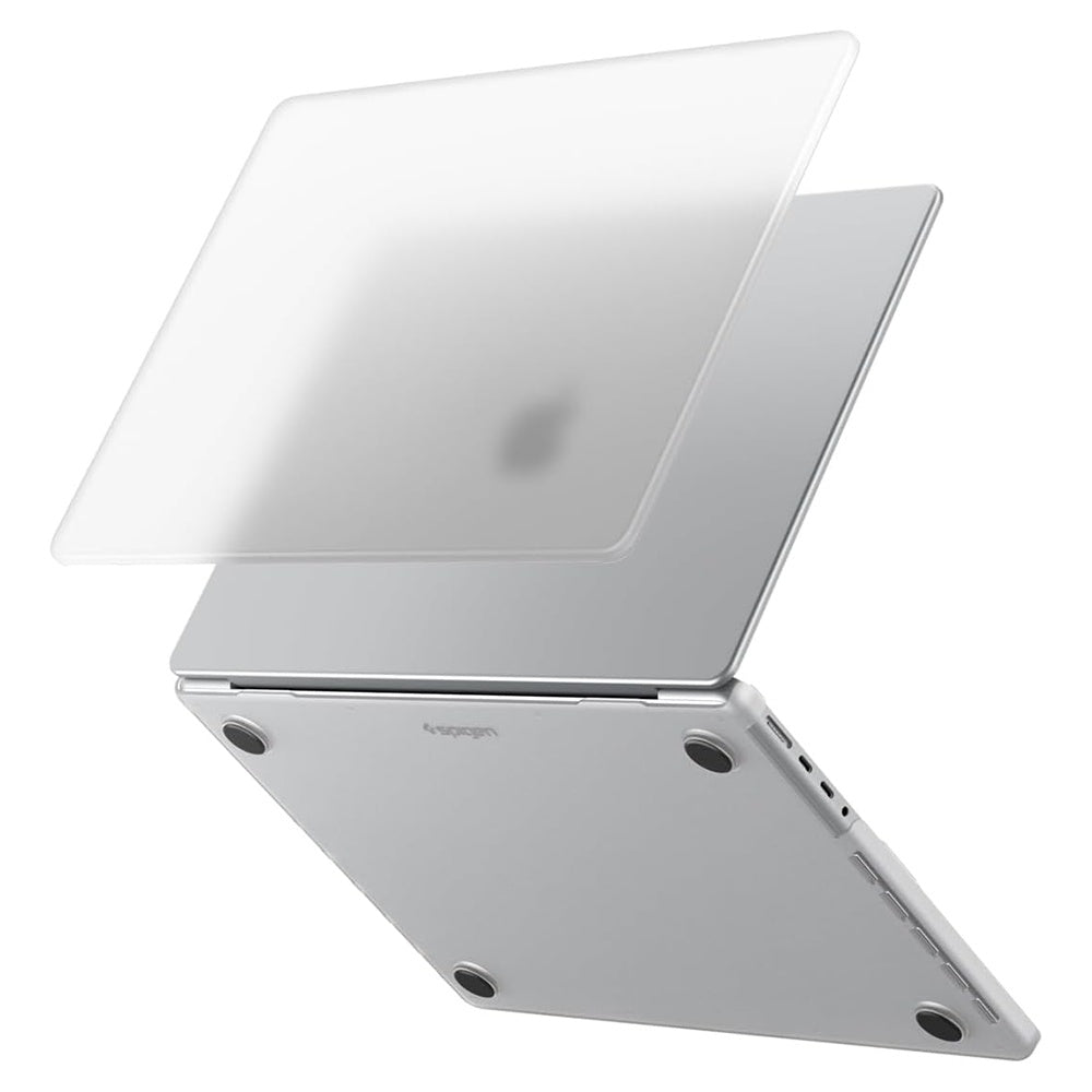 Custodia Spigen Airskin per Apple MacBook Pro 16 pollici (2026) / (2024) / (2023) / (2021), Trasparente Satinata ACS11526