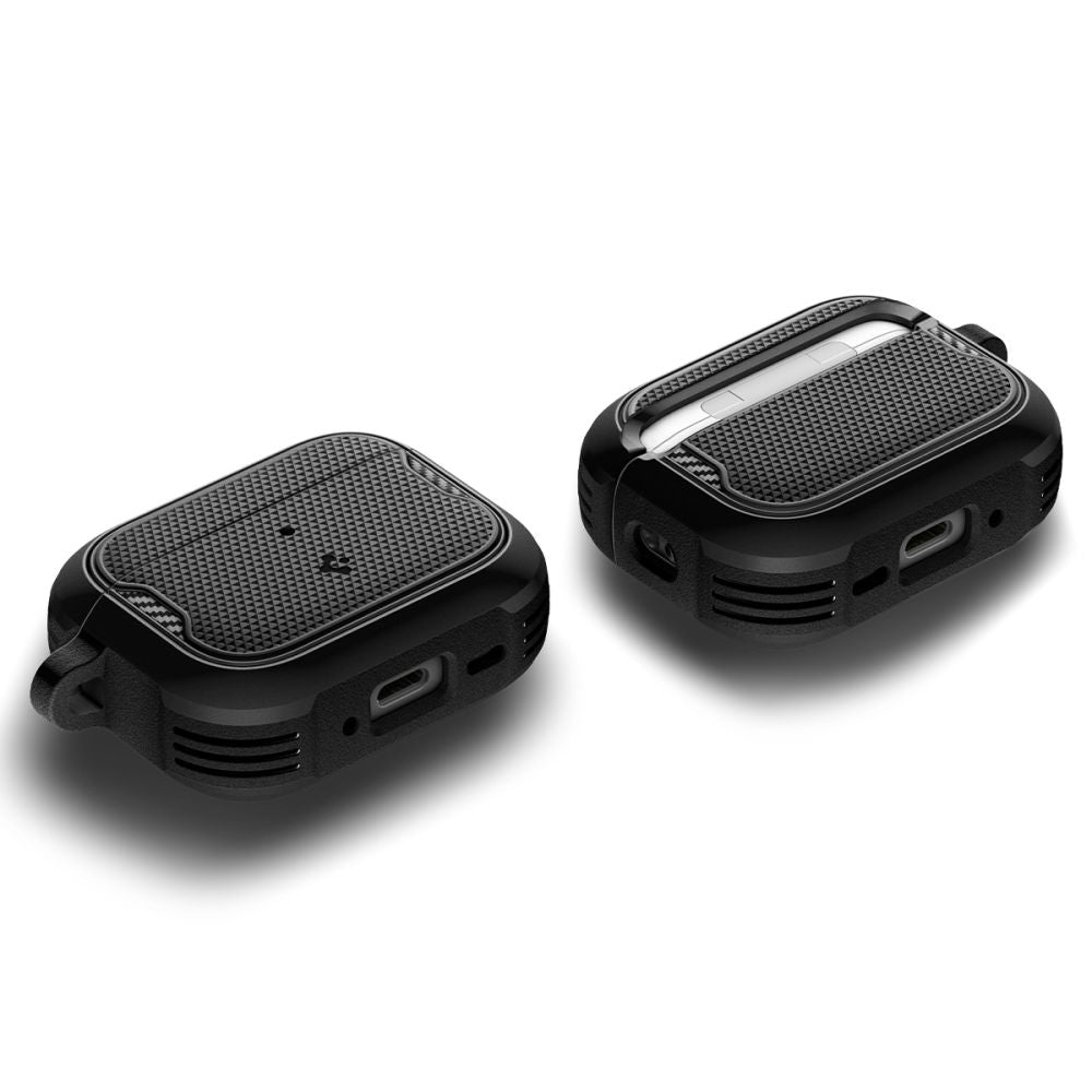 Custodia Spigen Core Armor per Apple AirPods Pro 3, Nera Opaca ACS09833