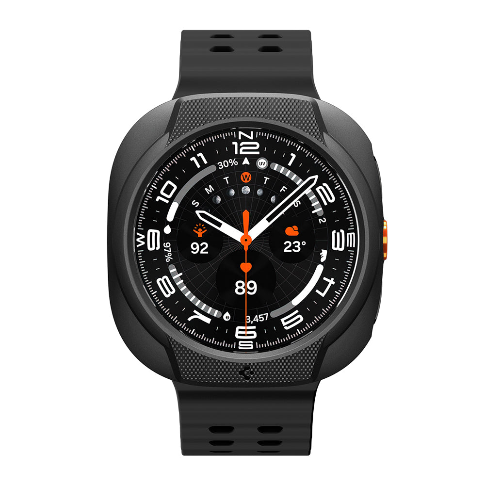 Custodia Spigen Liquid Air per Samsung Galaxy Watch Ultra2, Nero Opaco ACS11610