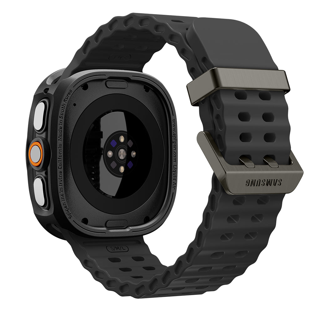 Custodia Spigen Liquid Air per Samsung Galaxy Watch Ultra2, Nero Opaco ACS11610