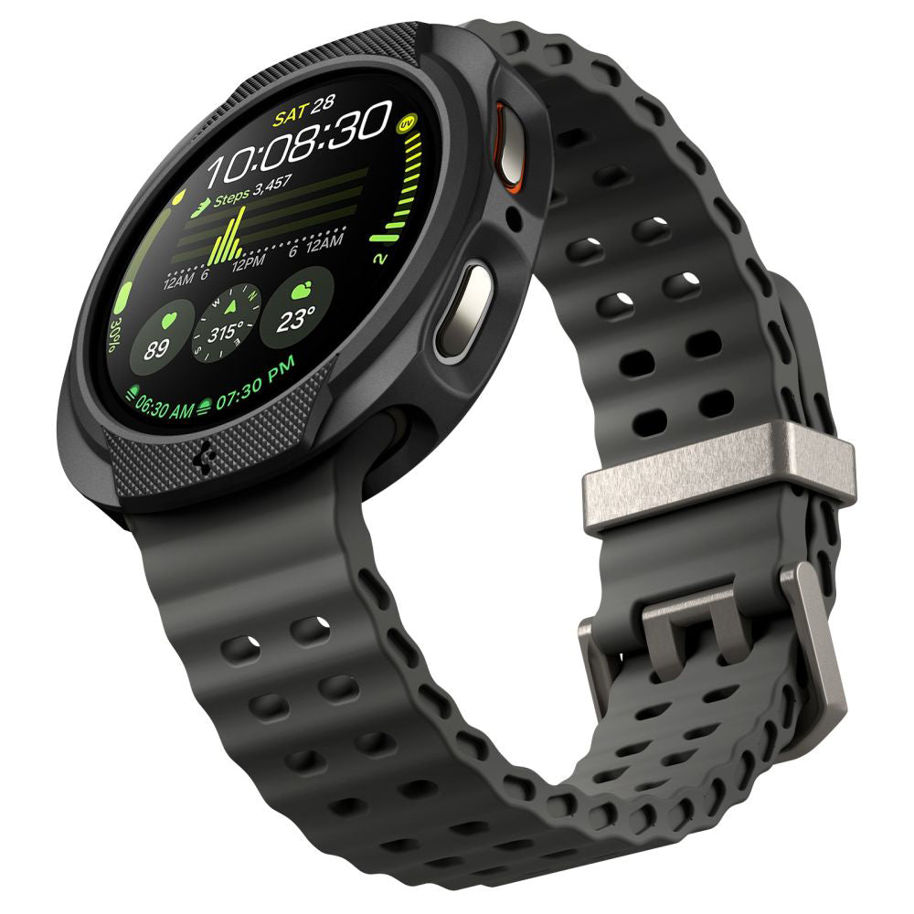 Custodia Spigen Liquid Air per Samsung Galaxy Watch8 40mm, Nera Opaca ACS09840