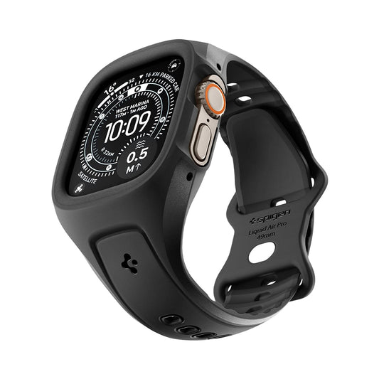 Custodia Spigen Liquid Air Pro per Apple Watch Ultra Series, Nera ACS05463