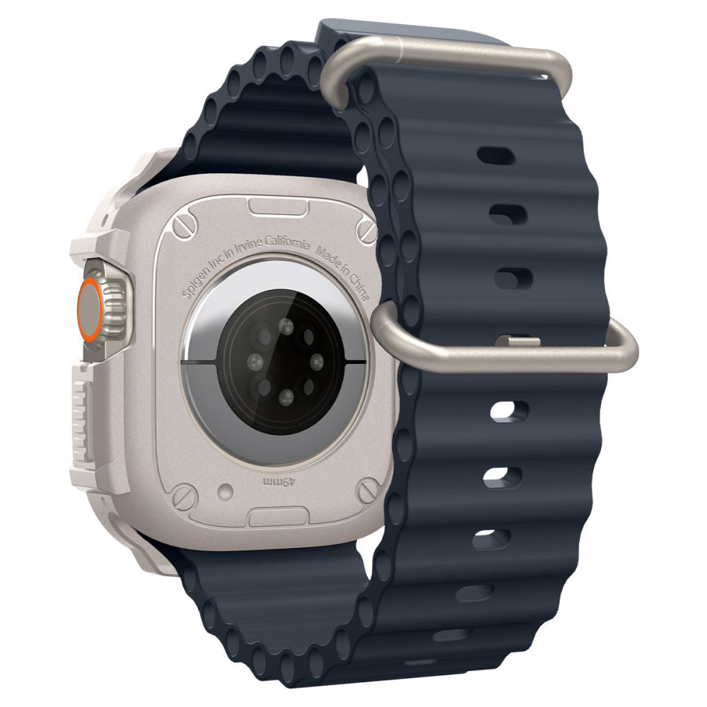 Custodia Spigen Rugged Armor per Apple Watch Ultra Series, Beige ACS07381