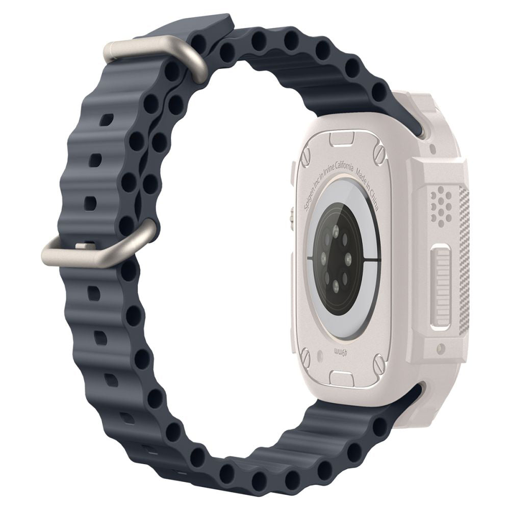 Custodia Spigen Rugged Armor per Apple Watch Ultra Series, Beige ACS07381