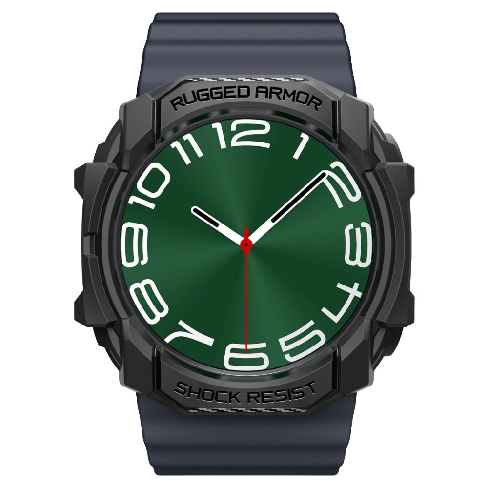 Custodia Spigen Rugged Armor per Samsung Galaxy Watch Ultra, Nera