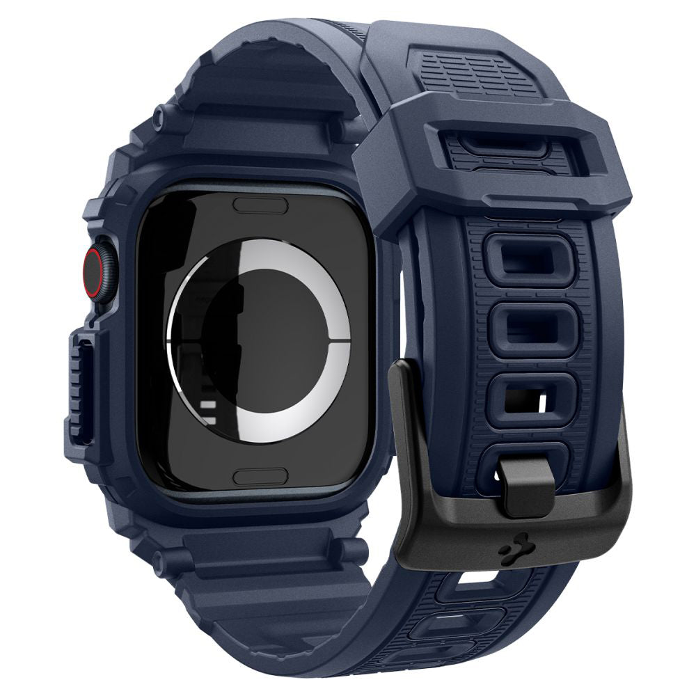 Custodia Spigen Rugged Armor Pro per Apple Watch Series 10 / 11 46mm, Blu Navy