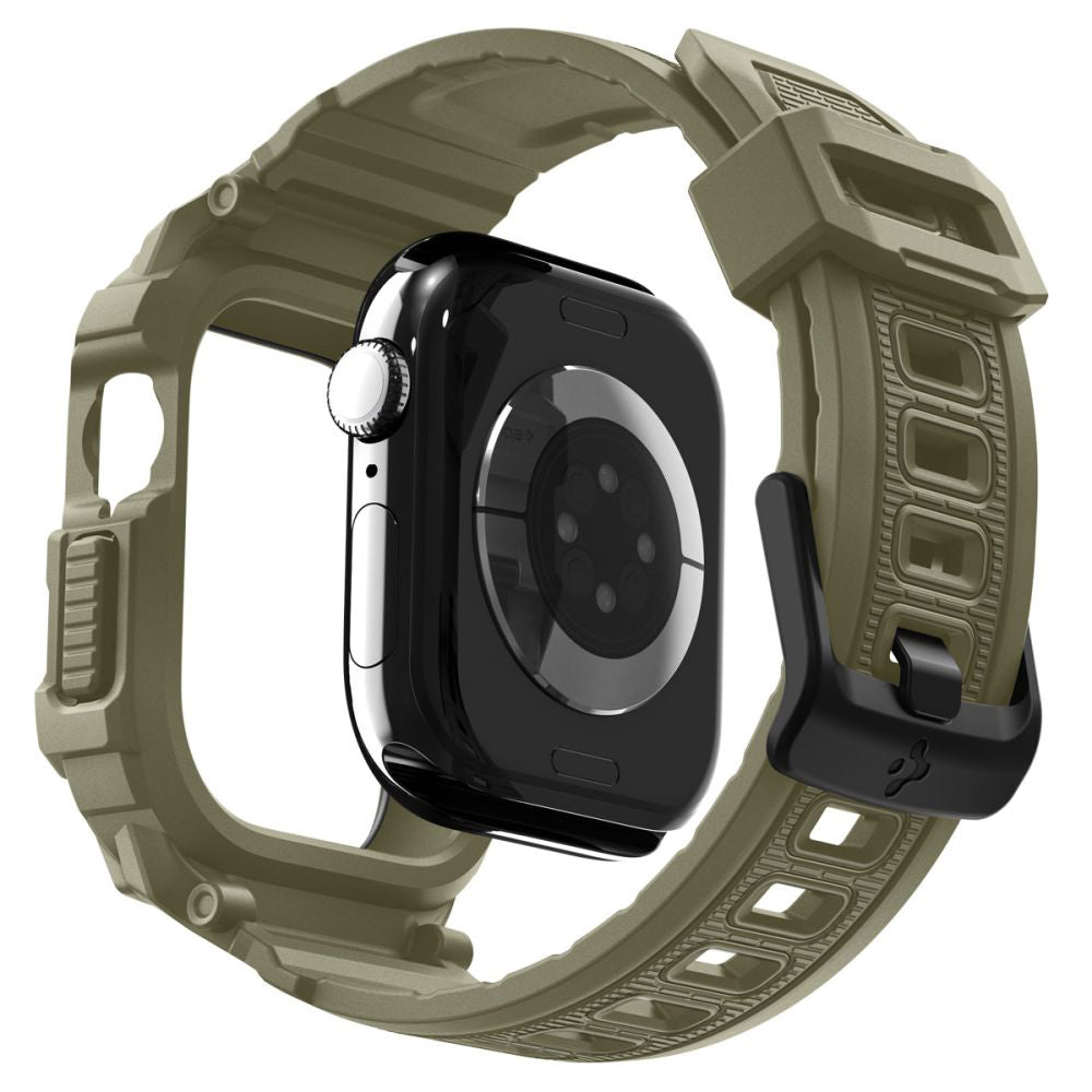 Custodia Spigen Rugged Armor Pro V2 per Apple Watch Series 10 / 11 46mm, Kaki