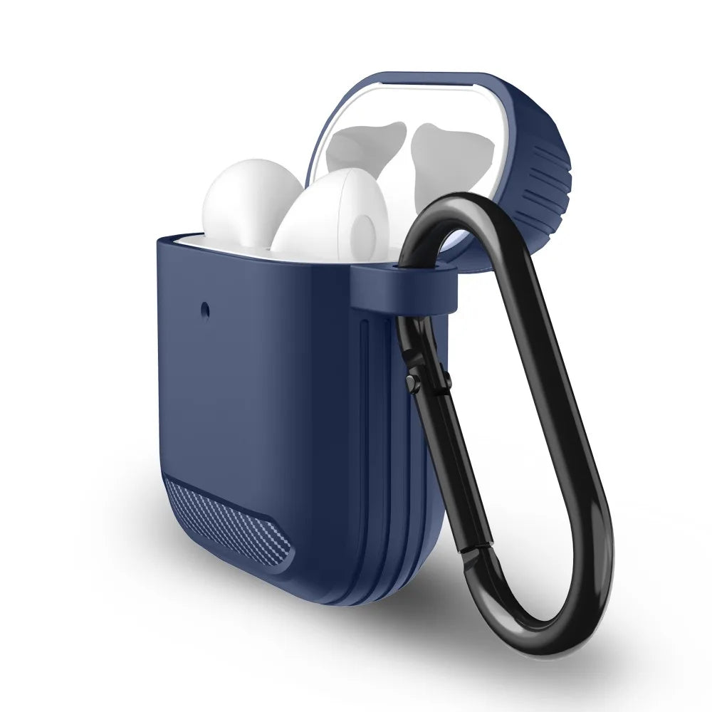Custodia Techsuit Carbon per Apple AirPods Gen 2 / Gen 1, Rosa