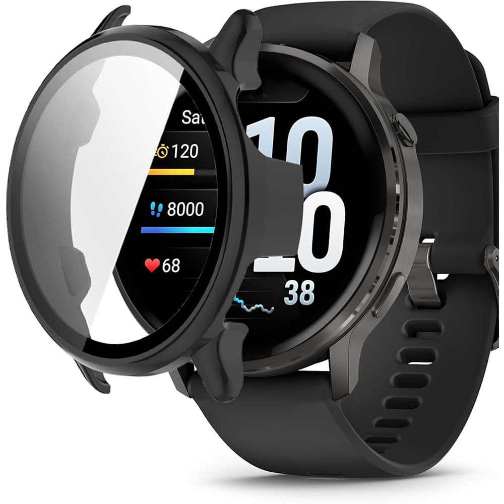 Custodia Techsuit Defense360 Pro per Garmin Venu 4 41mm, Nera