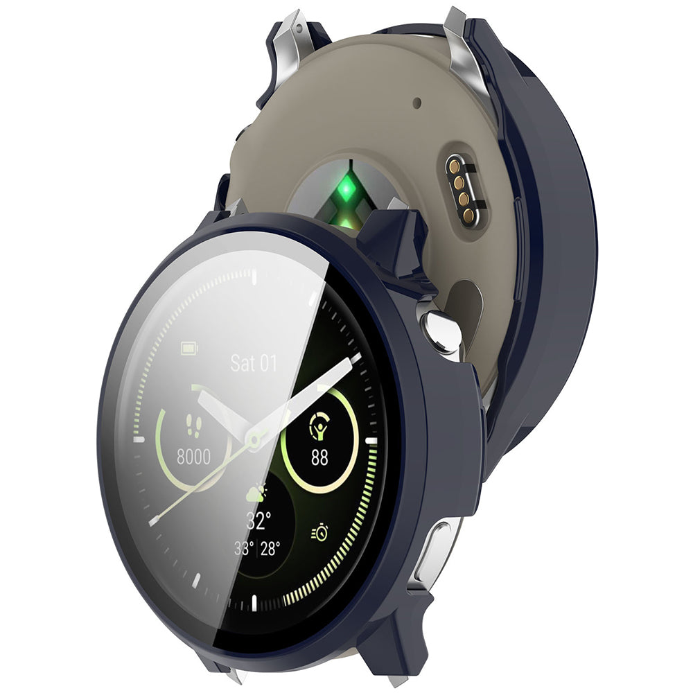 Custodia Techsuit Defense360 Pro per Garmin Venu 4 45mm, Blu Navy