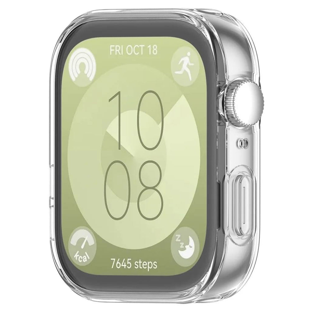 Custodia Techsuit Defense360 Pro per Huawei Watch Fit 3, Trasparente
