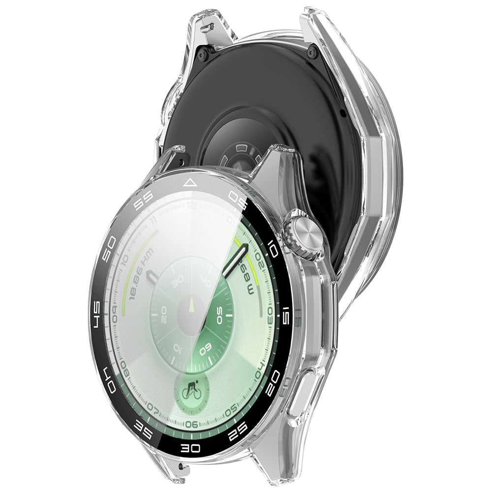 Custodia Techsuit Defense360 Pro Bezel per Huawei Watch GT 6 46mm, Trasparente