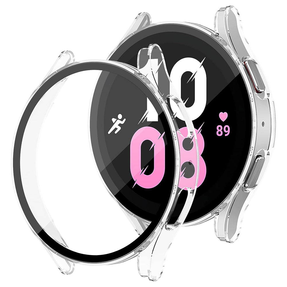 Custodia Techsuit Defense360 Pro per Samsung Galaxy Watch5 / Watch4 Serie 44mm, Trasparente