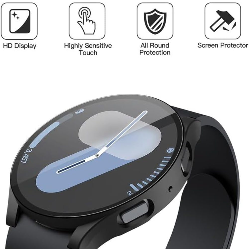 Custodia Techsuit Defense360 Pro per Samsung Galaxy Watch7 40mm, Nera