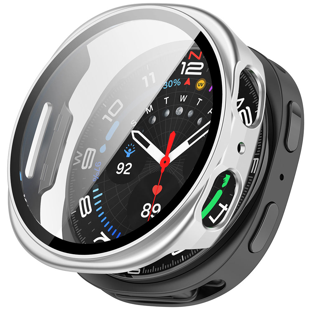 Custodia Techsuit Defense360 Pro per Samsung Galaxy Watch9 / Watch8 40mm, Argento