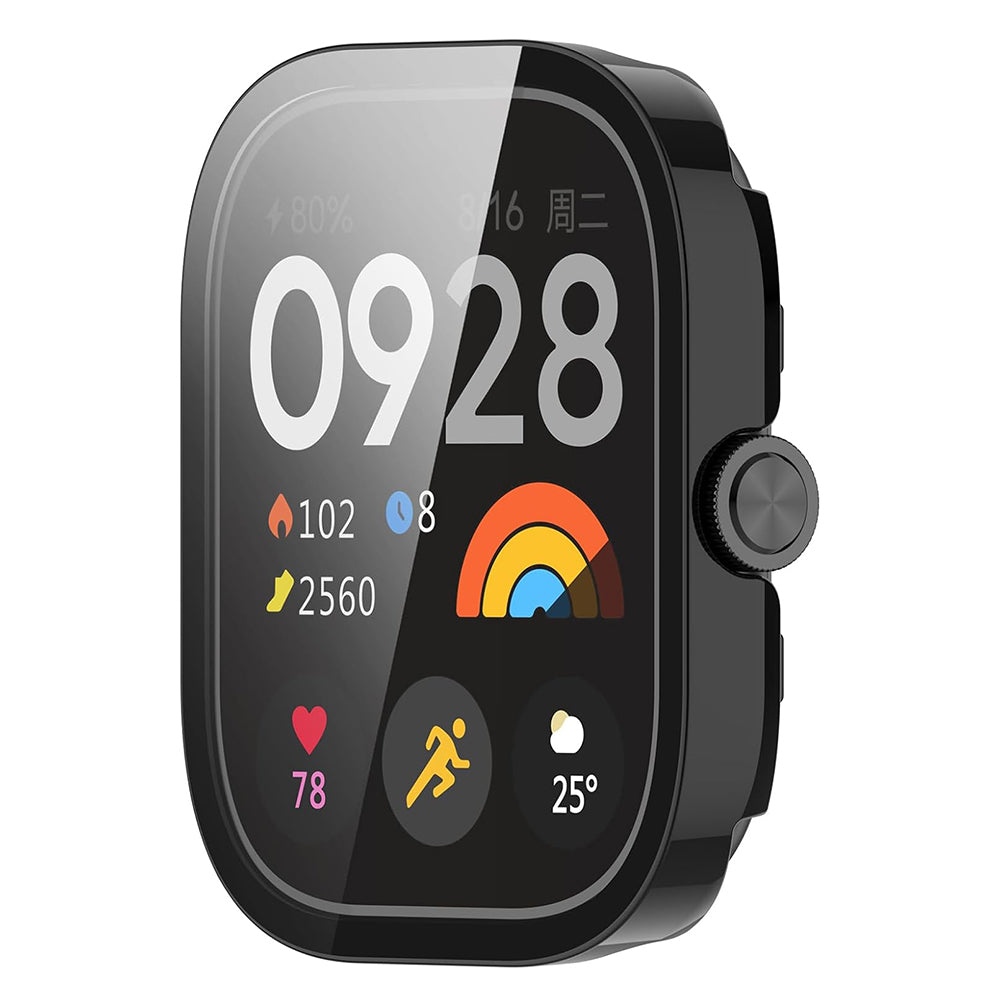 Custodia Techsuit Defense360 Pro per Xiaomi Redmi Watch 4, Nera