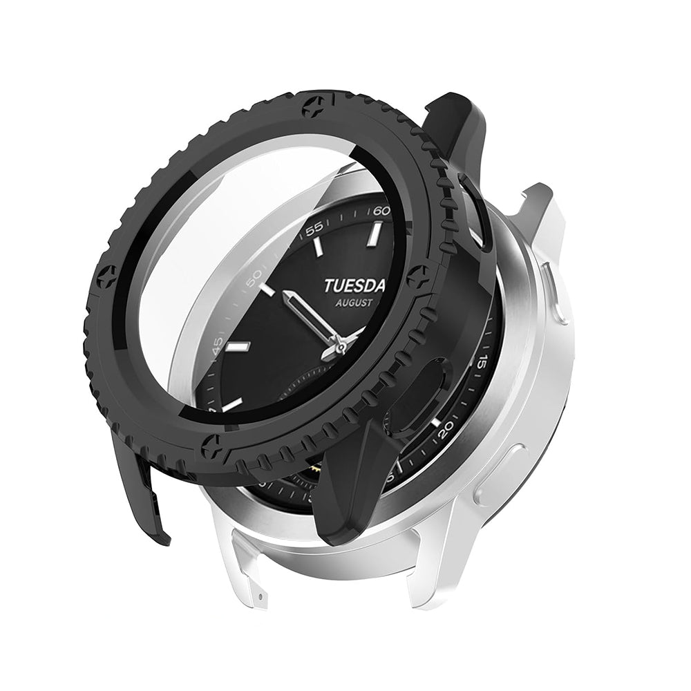 Custodia Techsuit Defense360 Pro per Xiaomi Watch S3, Nera