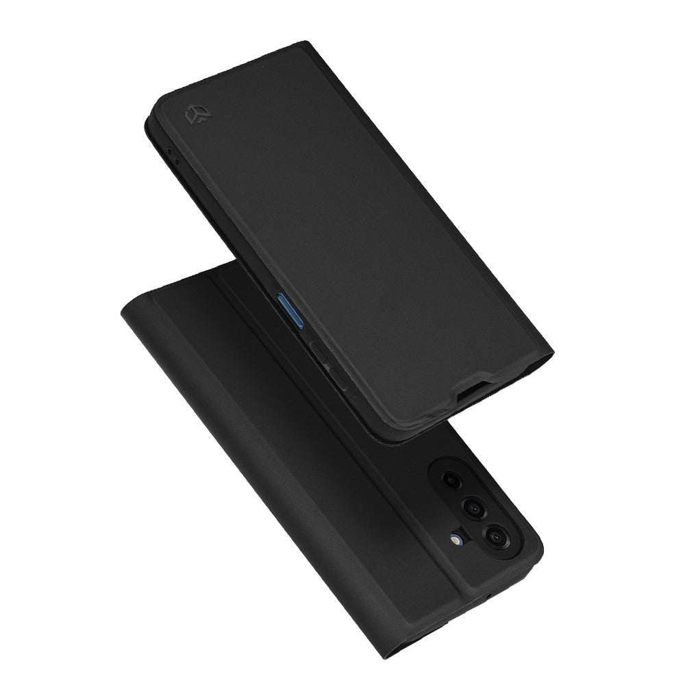 Custodia per Samsung Galaxy A18 5G A186 / A18 4G A185 / F17 / M17 / A17 4G A175, Techsuit, Magskin Book, Nera