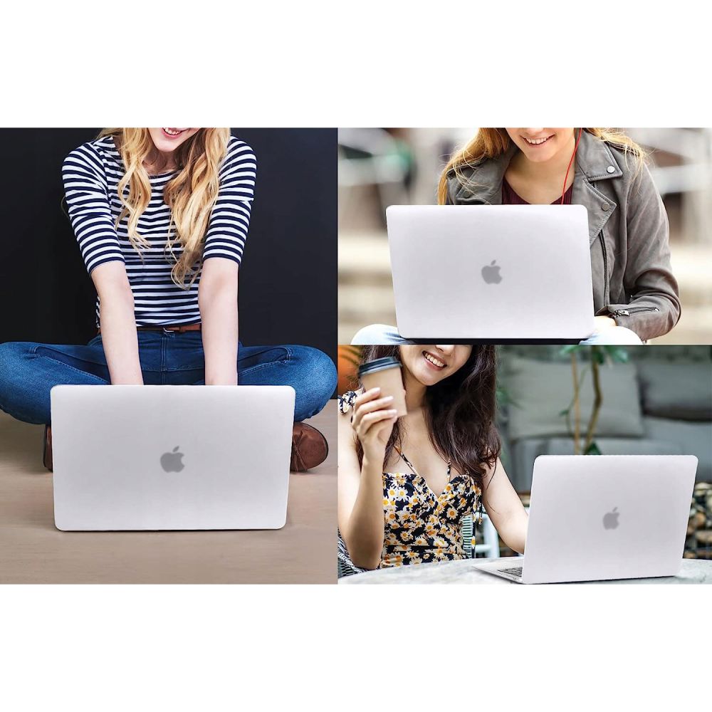 Custodia Techsuit UltraShell per Apple MacBook Air 15 pollici (2026) / (2025) / (2024) / (2023), Trasparente Opaca