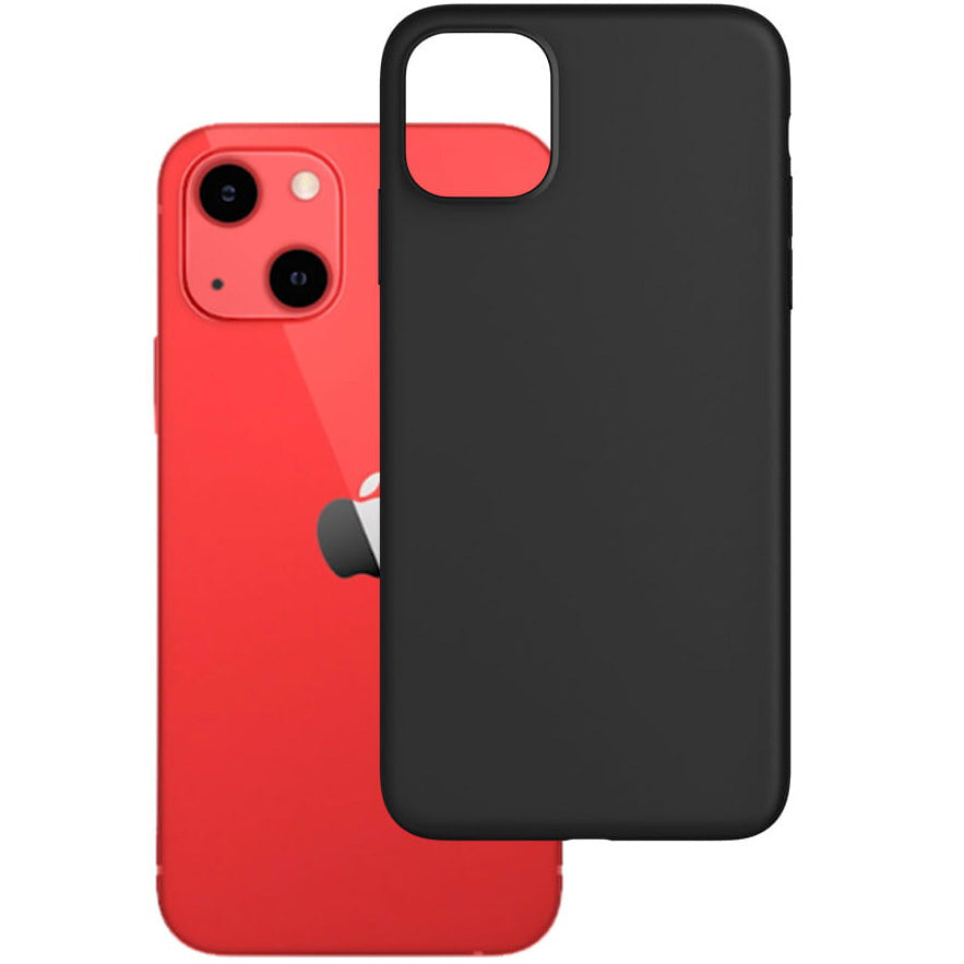 Custodia per Apple iPhone 13, 3MK, Nera Opaca
