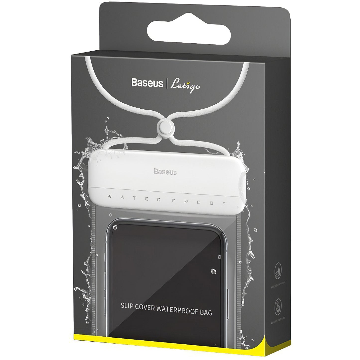 Custodia Universale Waterproof, Baseus, Let's Go, Bianca ACFSD-D02