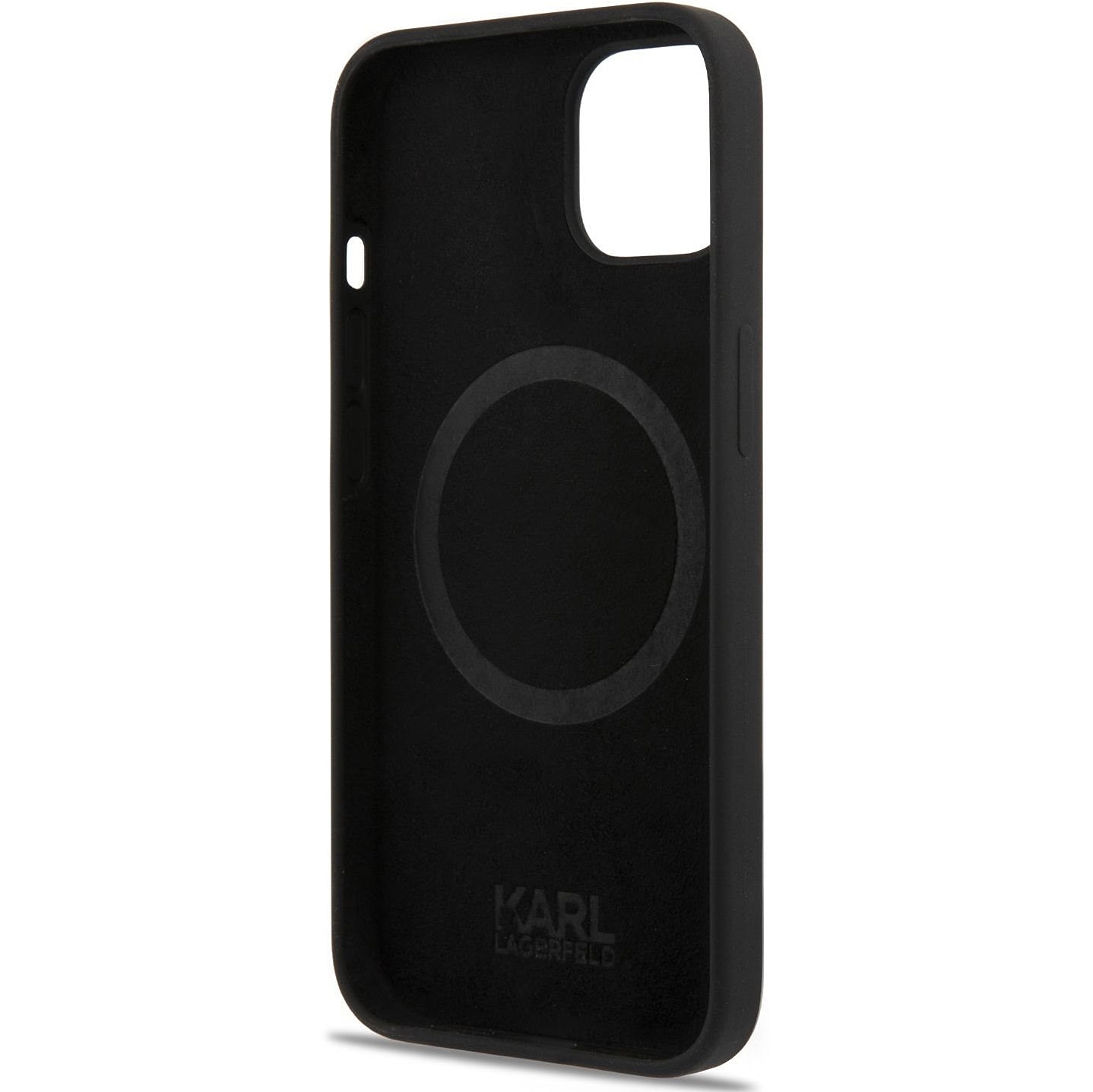 Custodia MagSafe per Apple iPhone 14 Plus, Karl Lagerfeld, Silicone Karl & Choupette, Nera
