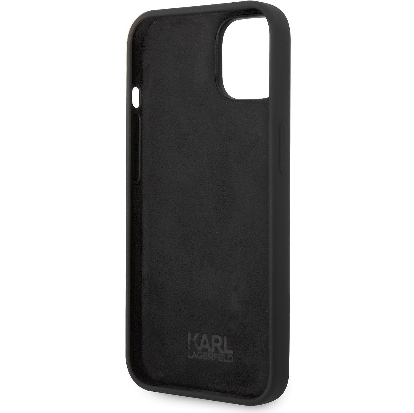 Custodia per Apple iPhone 14 Plus, Karl Lagerfeld, Silicone Body Choupette, Nera