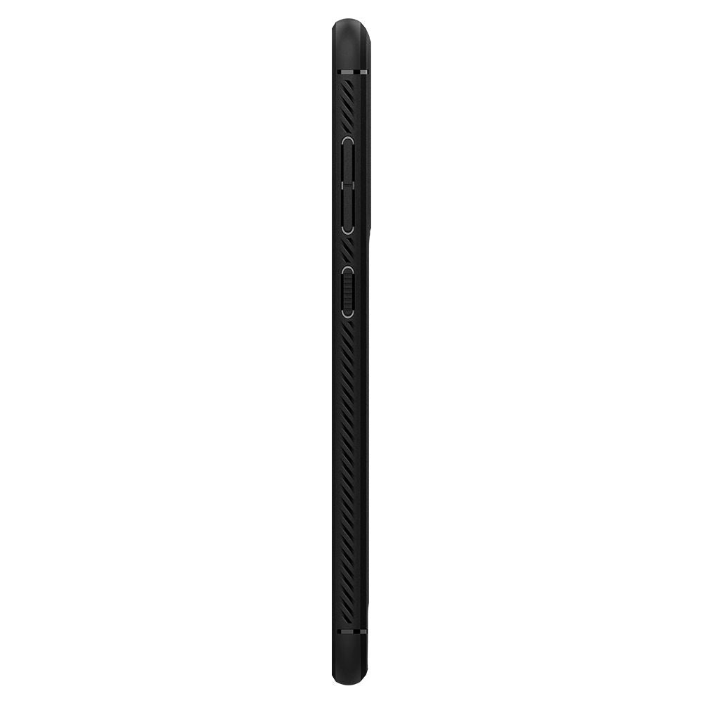 Custodia per Samsung Galaxy S21 FE 5G G990, Spigen, Rugged Armour, Nero ACS03049